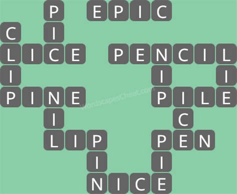 Wordscapes Level 2525, Hole 13 .